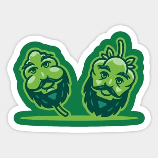 420 BEARD ICON Sticker